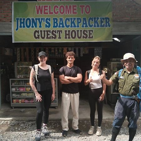 Jhony'S Backpacker-Guest House Only Stay Here Book Treking With Us Bukit Lawang Eksteriør bilde